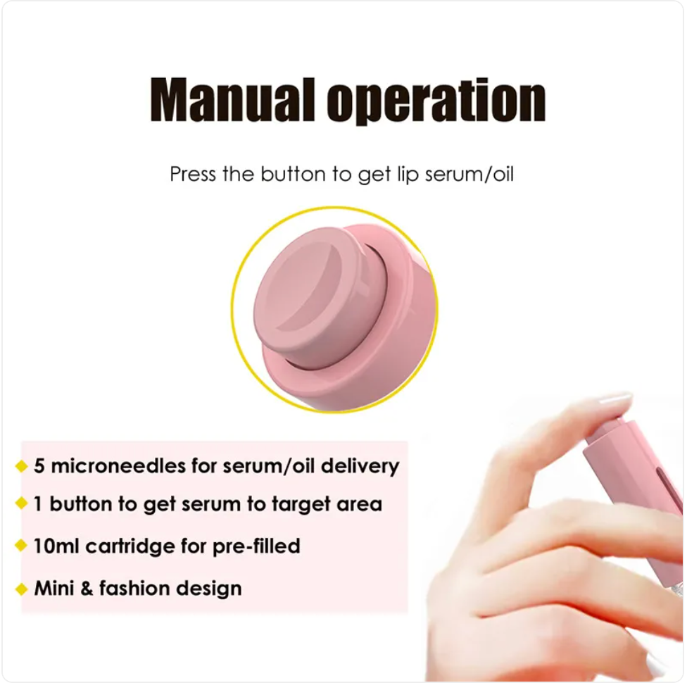 Portable Manual Lip Care Roller
