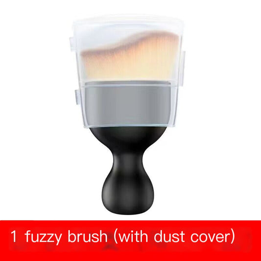 Curved Foundation Brush and Contour Makeup Brush Set